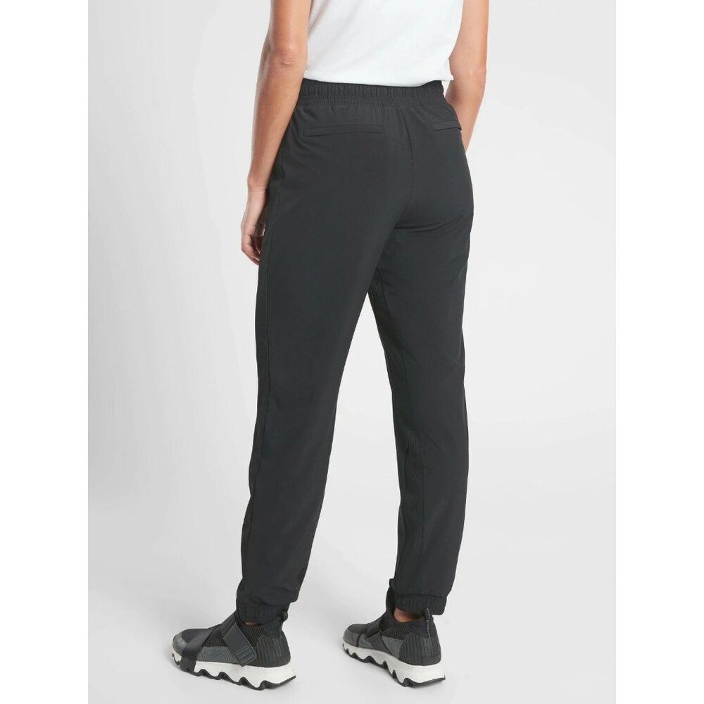 Athleta Black BROOKLYN LINED JOGGER Athleisure Women's Sz 0 (XS) - Picture 4 of 12